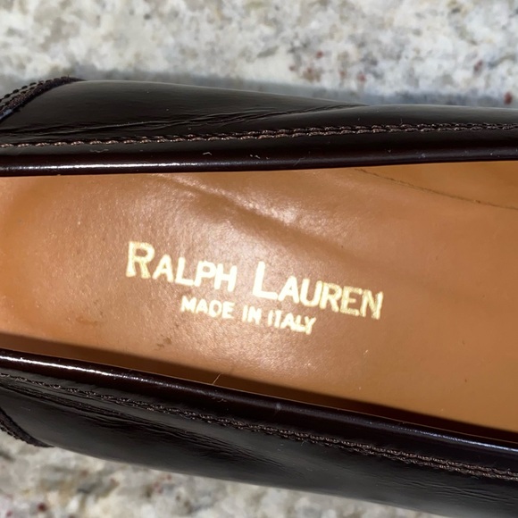 Ralph Lauren Brown Leather Loafers - Picture 9 of 16